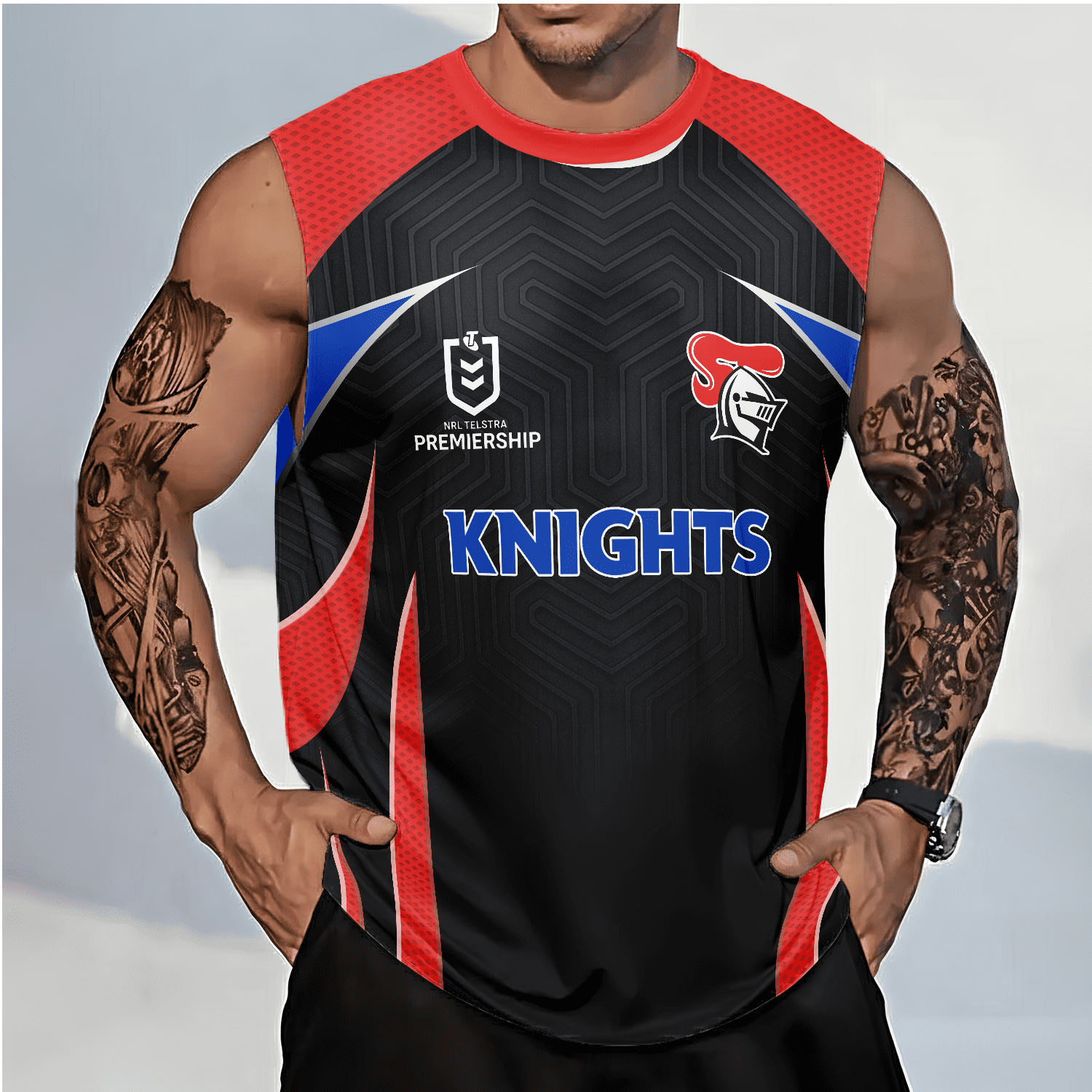 Newcastle Knights Personalized Tank Top Gift For Fans Newcastle Knights Personalized Tank Top Gift For Fans