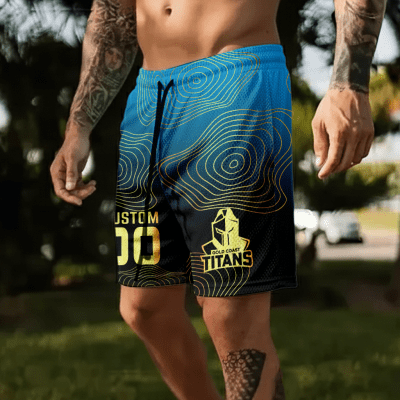 Gold Coast Titans Personalized Short Pants Gift For Fans