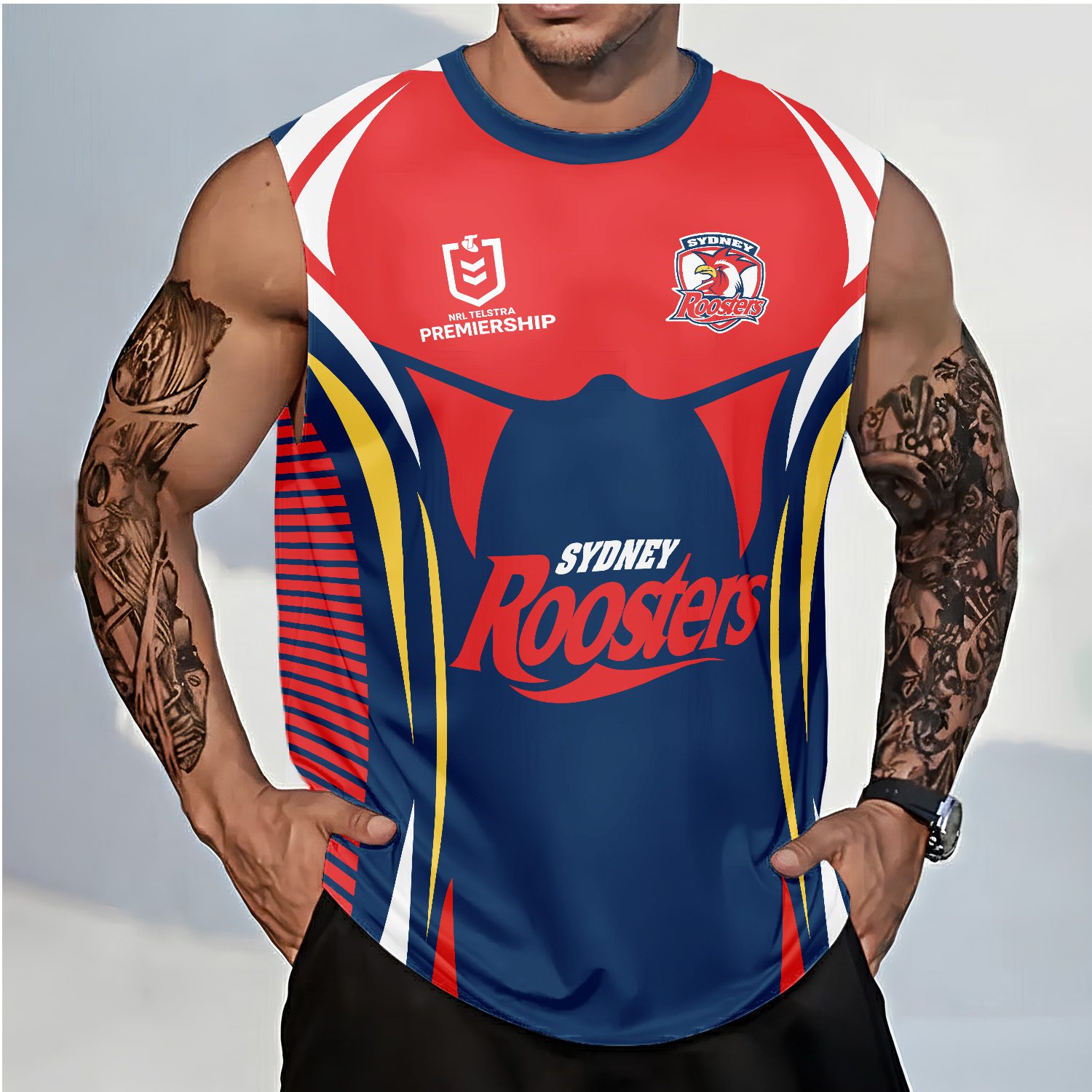 Sydney Roosters Personalized Tank Top Gift For Fans Sydney Roosters Personalized Tank Top Gift For Fans