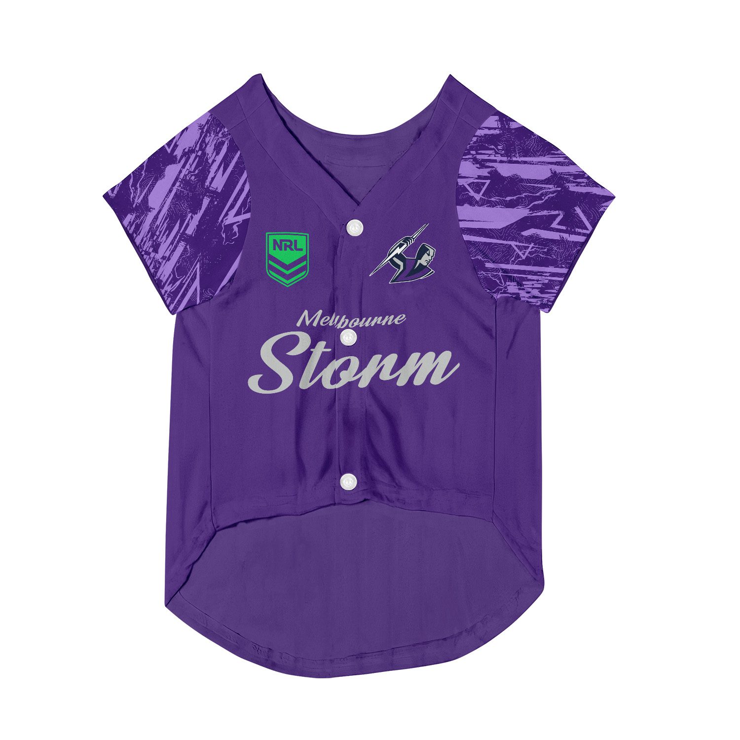 Melbourne Storm Personalized Pet Baseball Jersey Gift For Fans Melbourne Storm Personalized Pet Baseball Jersey Gift For Fans