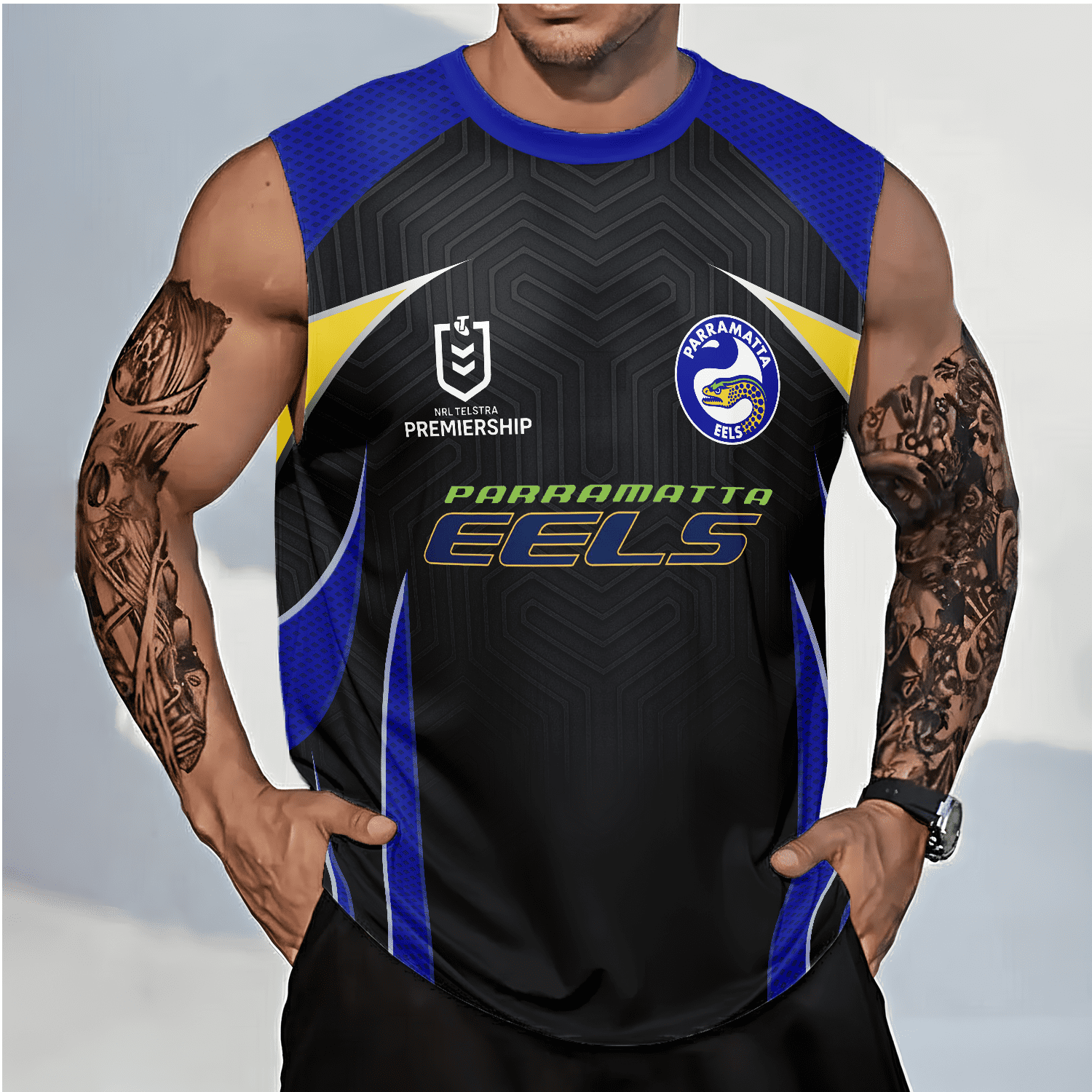 Parramatta Eels Personalized Tank Top Gift For Fans Parramatta Eels Personalized Tank Top Gift For Fans