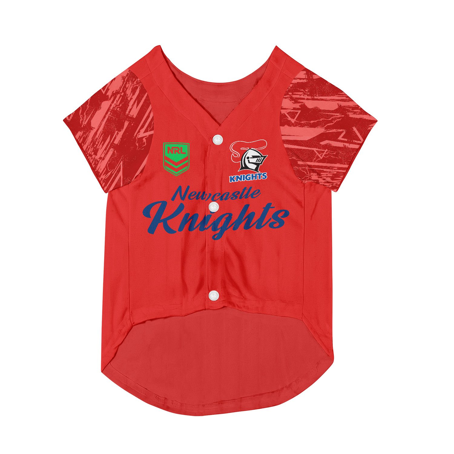 Newcastle Knights Personalized Pet Baseball Jersey Gift For Fans Newcastle Knights Personalized Pet Baseball Jersey Gift For Fans