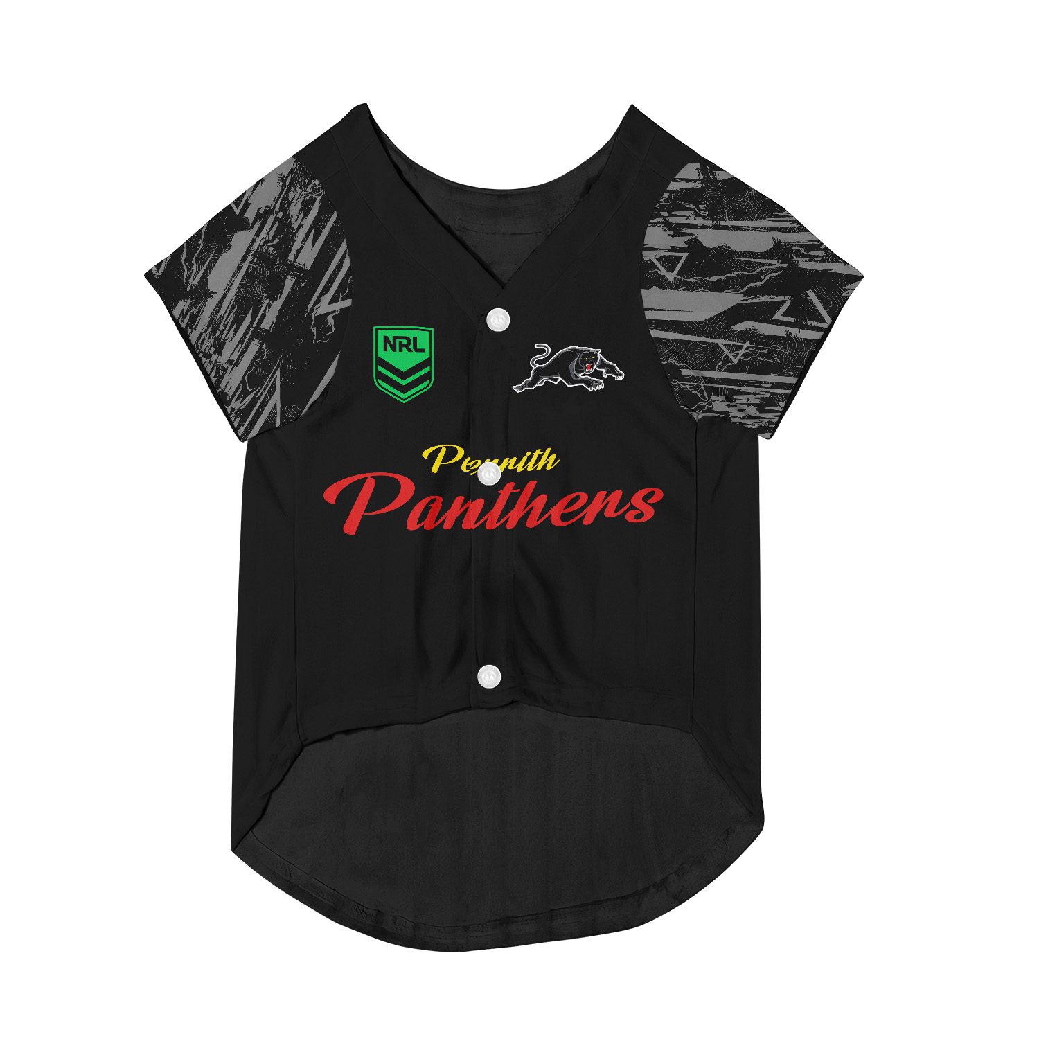 Penrith Panthers Personalized Pet Baseball Jersey Gift For Fans Penrith Panthers Personalized Pet Baseball Jersey Gift For Fans