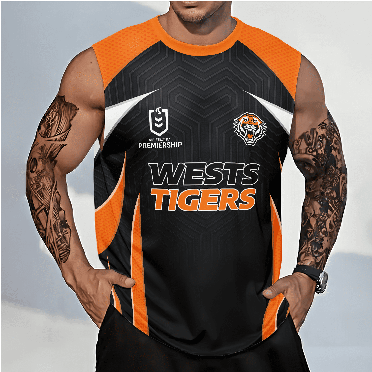 Wests Tigers Personalized Tank Top Gift For Fans Wests Tigers Personalized Tank Top Gift For Fans