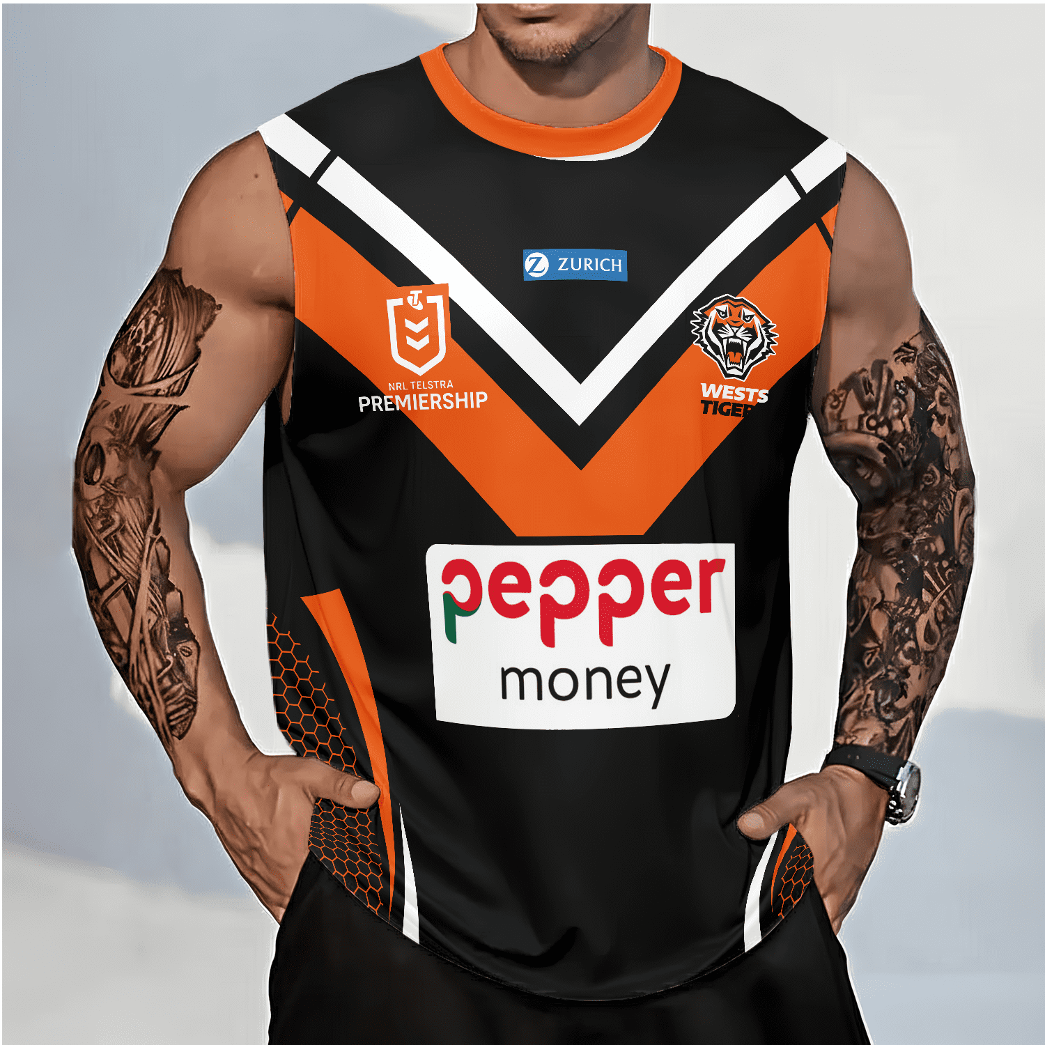 Wests Tigers Personalized Tank Top Gift For Fans Wests Tigers Personalized Tank Top Gift For Fans