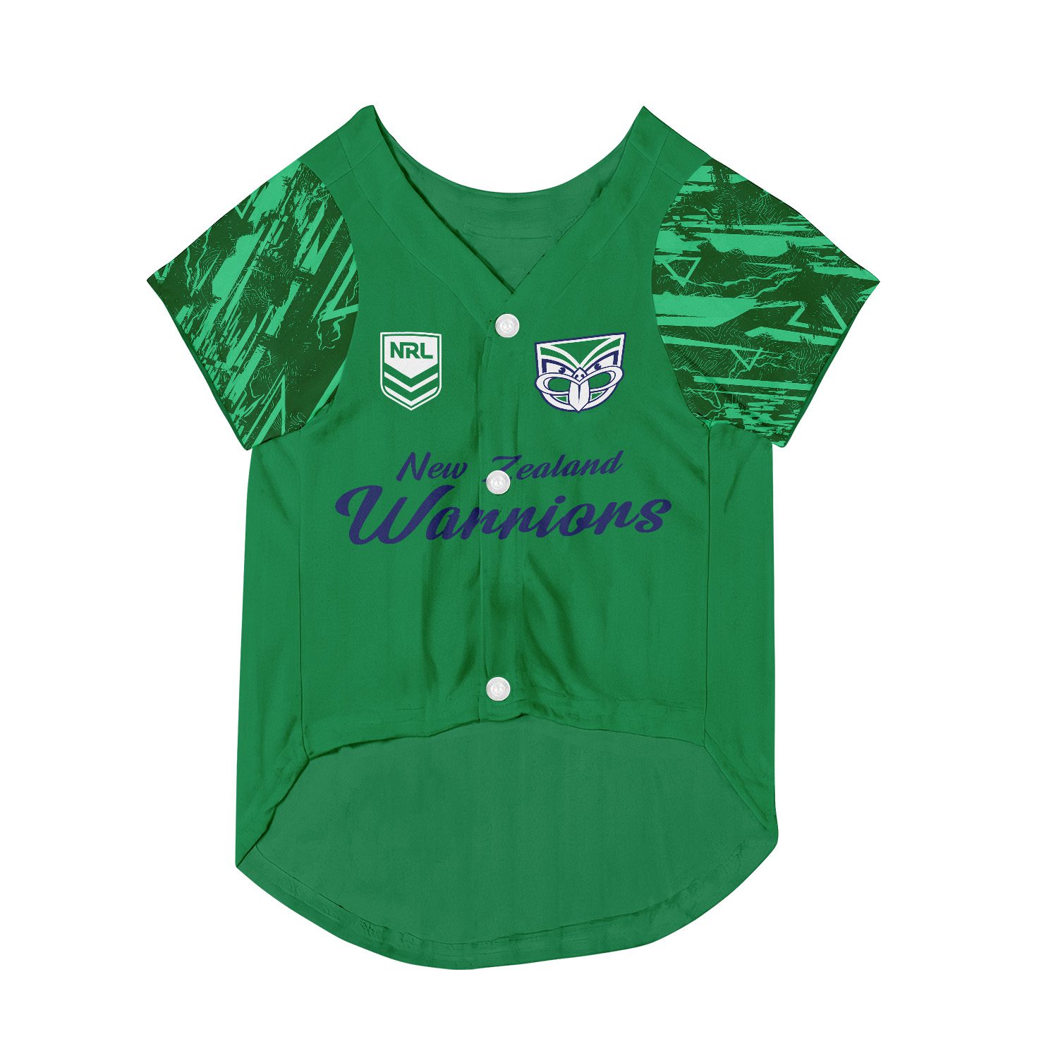 New Zealand Warriors Personalized Pet Baseball Jersey Gift For Fans New Zealand Warriors Personalized Pet Baseball Jersey Gift For Fans