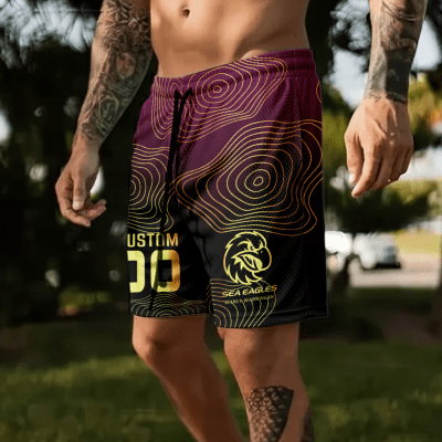 Manly Warringah Sea Eagles Personalized Short Pants Gift For Fans