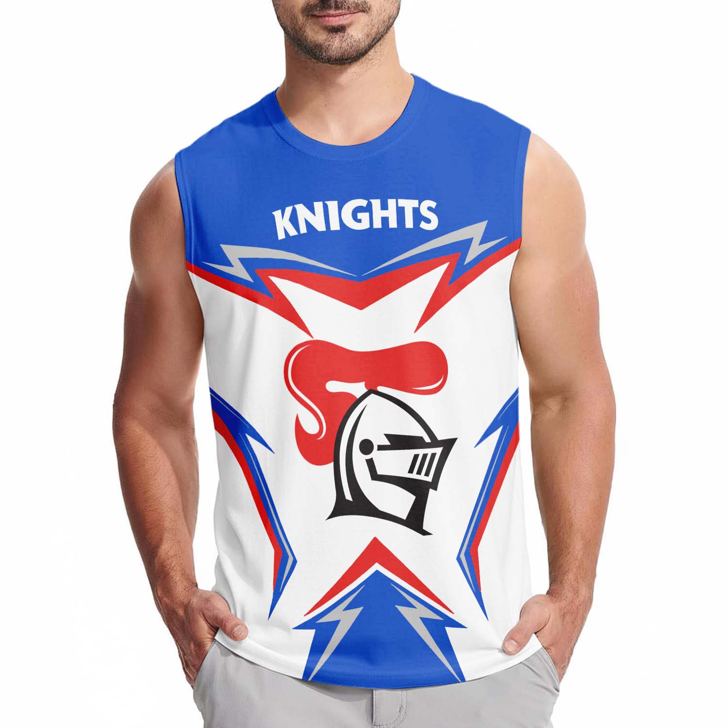 Newcastle Knights Personalized Tank Top Gift For Fans Newcastle Knights Personalized Tank Top Gift For Fans