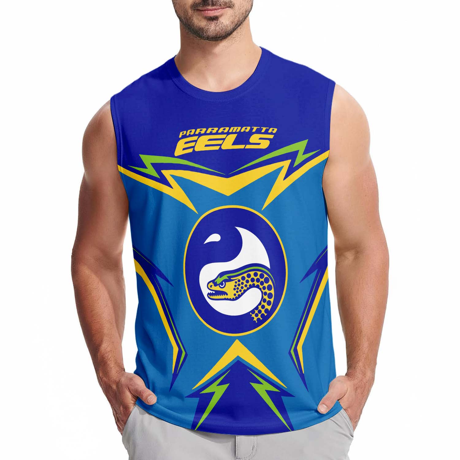 Parramatta Eels Personalized Tank Top Gift For Fans Parramatta Eels Personalized Tank Top Gift For Fans