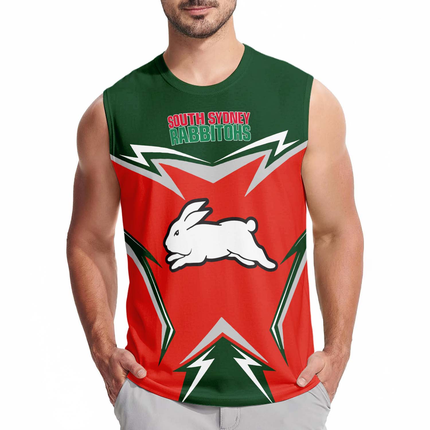 South Sydney Rabbitohs Personalized Tank Top Gift For Fans South Sydney Rabbitohs Personalized Tank Top Gift For Fans