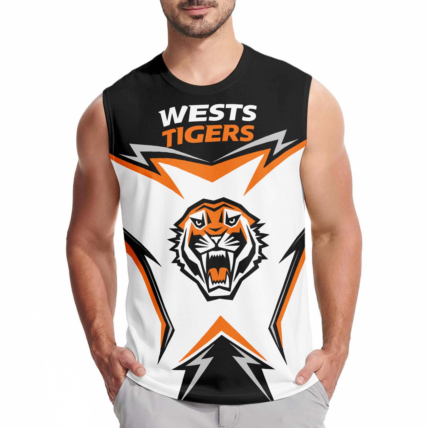 Wests Tigers Personalized Tank Top Gift For Fans Wests Tigers Personalized Tank Top Gift For Fans