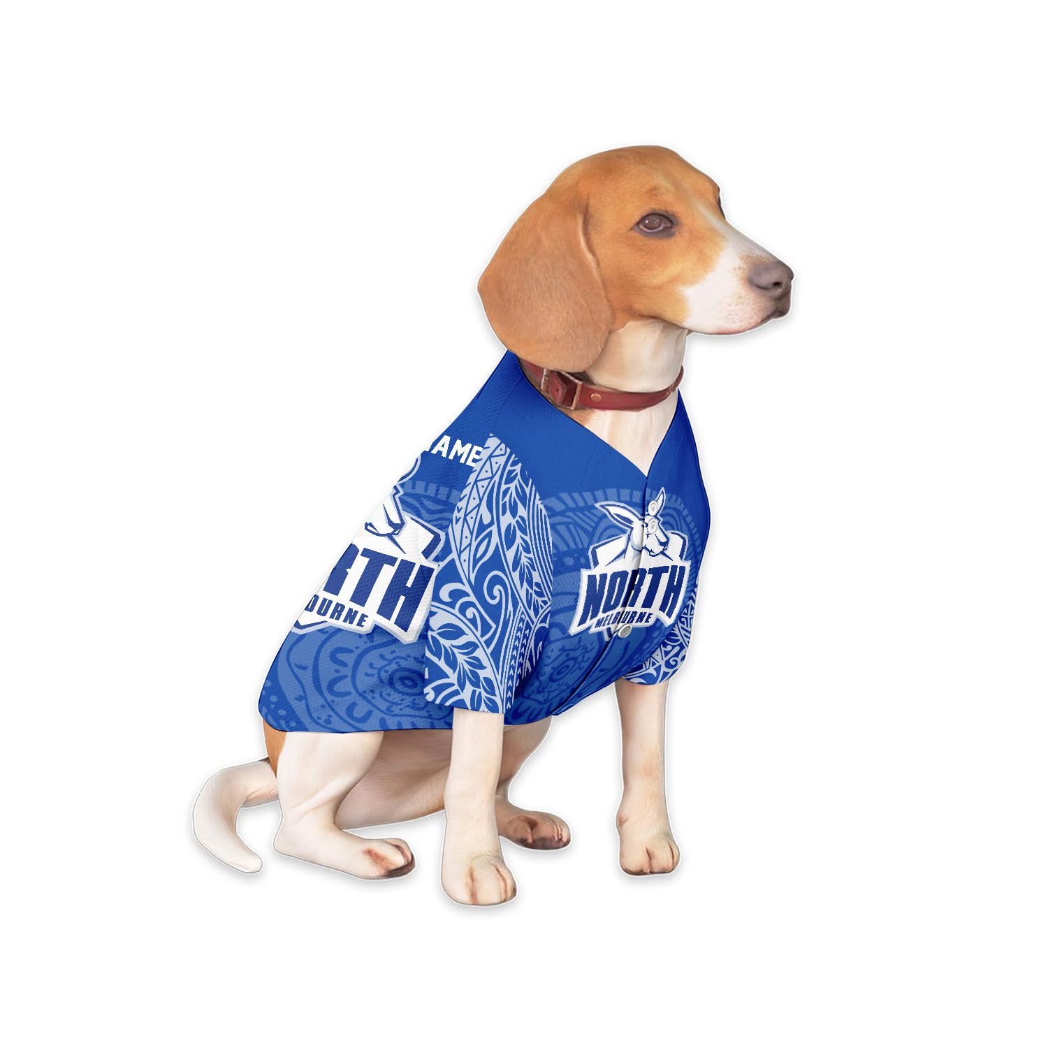 North Melbourne Personalized Pet Baseball Jersey Gift For Fans North Melbourne Personalized Pet Baseball Jersey Gift For Fans