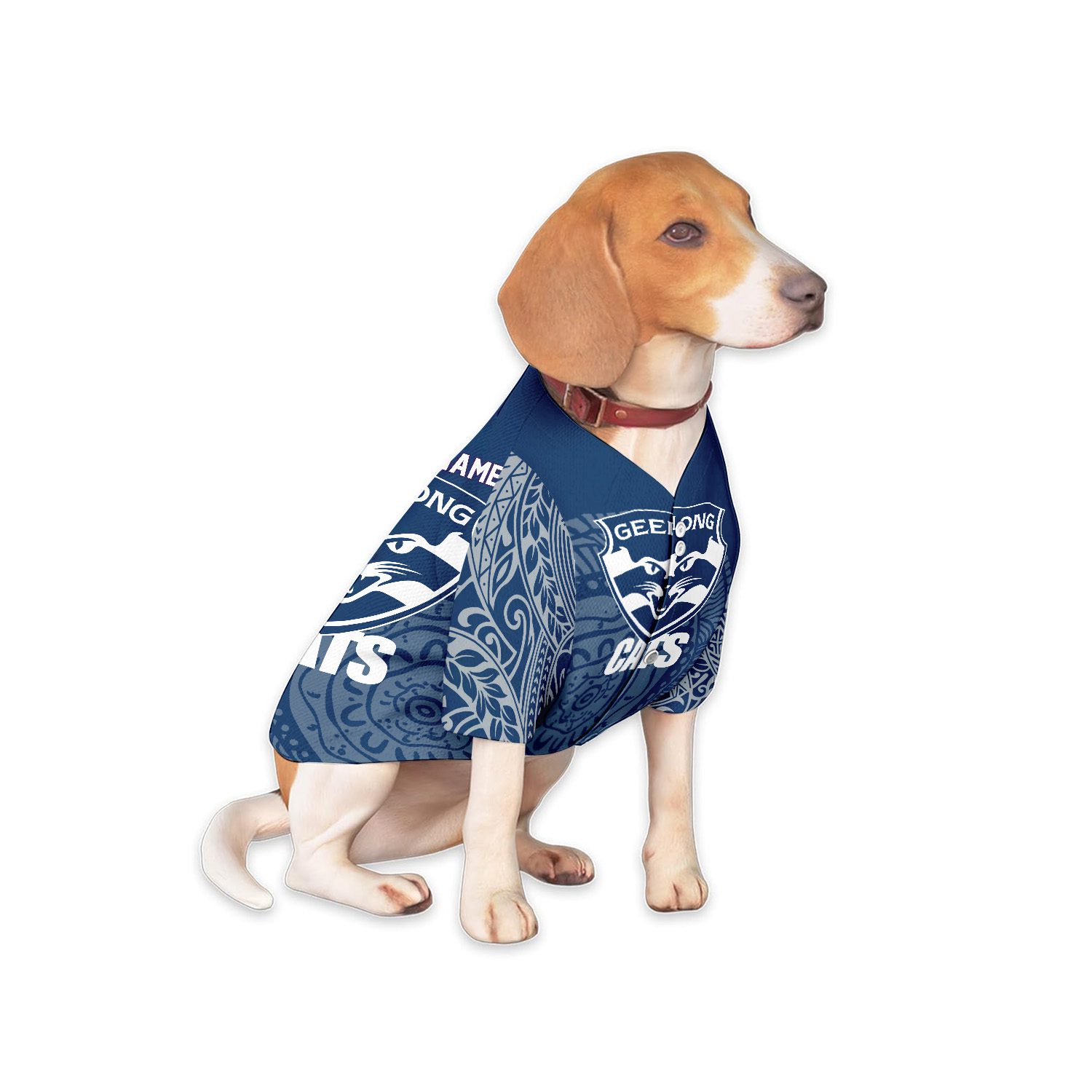 Geelong Cats Personalized Pet Baseball Jersey Gift For Fans Geelong Cats Personalized Pet Baseball Jersey Gift For Fans