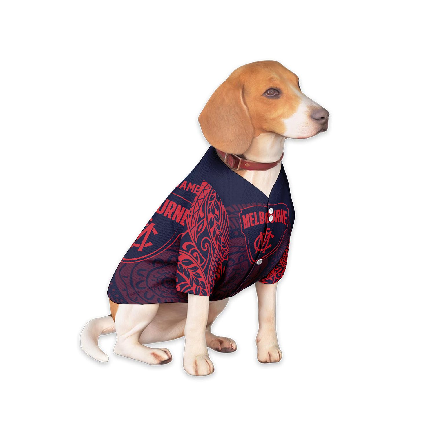 Melbourne Demons Personalized Pet Baseball Jersey Gift For Fans Melbourne Demons Personalized Pet Baseball Jersey Gift For Fans