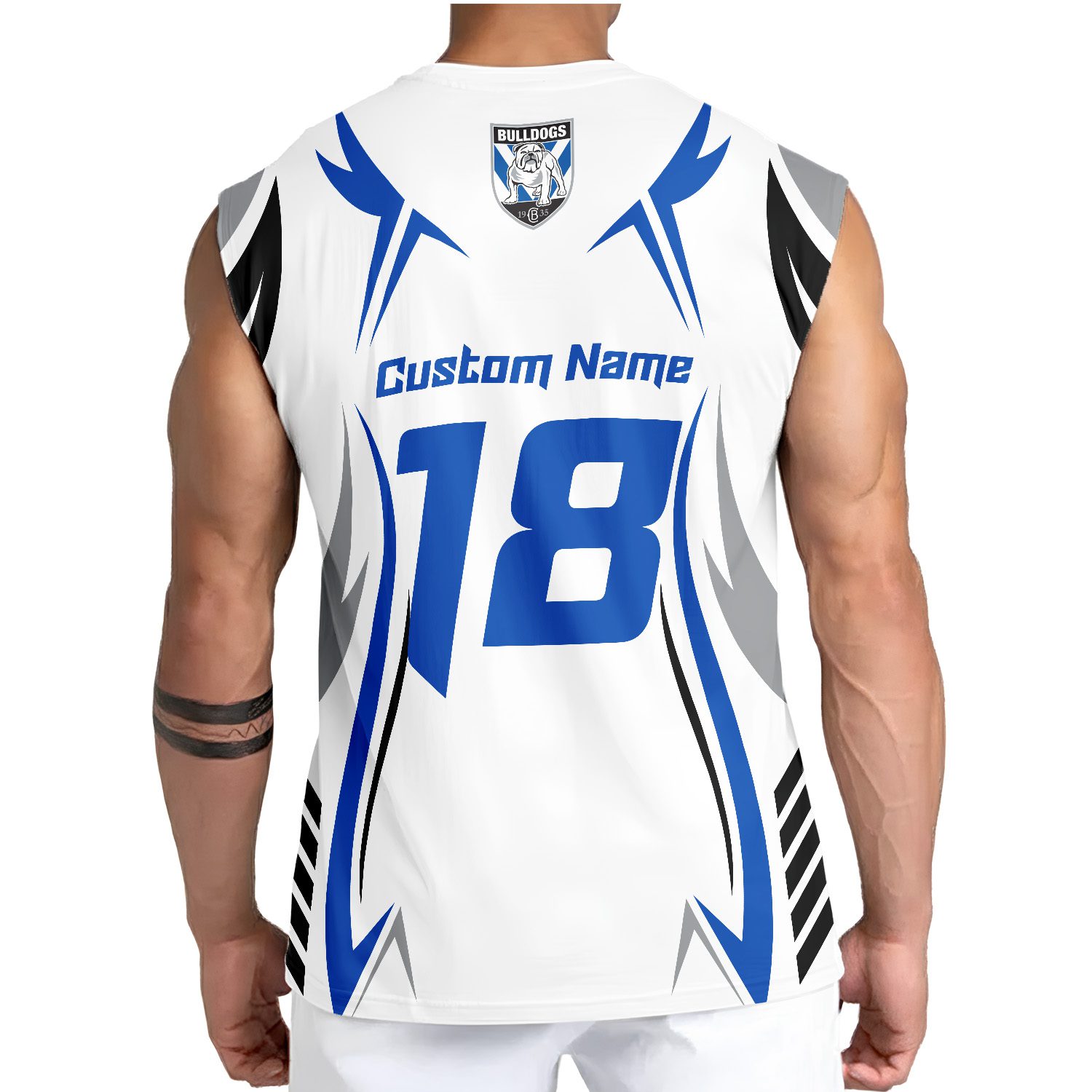 Canterbury-Bankstown Bulldogs Personalized Tank Top Gift For Fans Canterbury-Bankstown Bulldogs Personalized Tank Top Gift For Fans