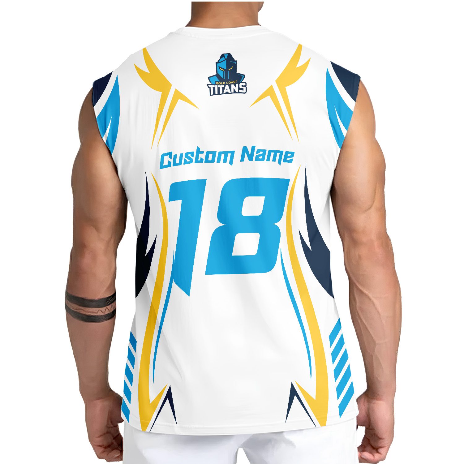 Gold Coast Titans Personalized Tank Top Gift For Fans Gold Coast Titans Personalized Tank Top Gift For Fans