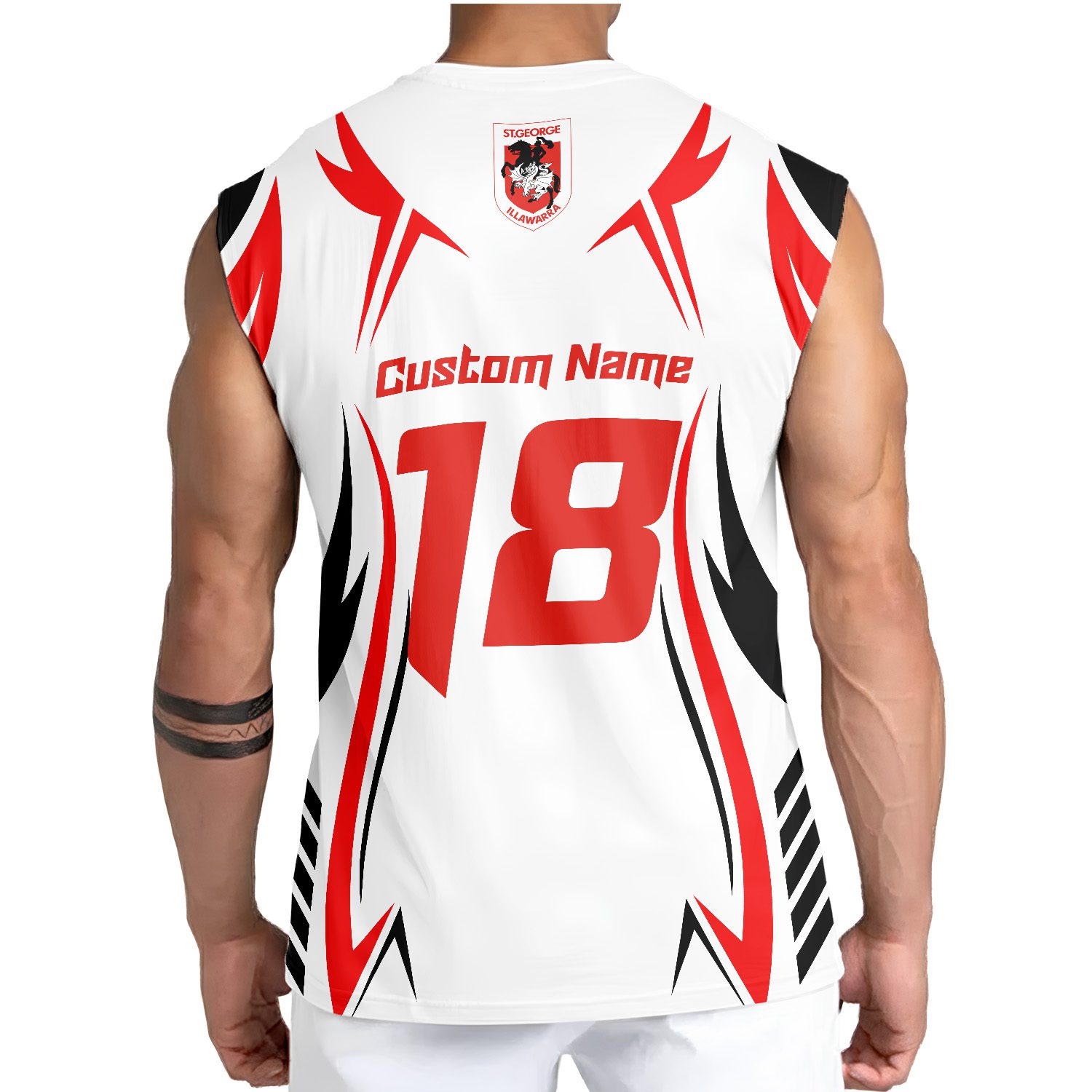 St. George Illawarra Dragons Personalized Tank Top Gift For Fans St. George Illawarra Dragons Personalized Tank Top Gift For Fans