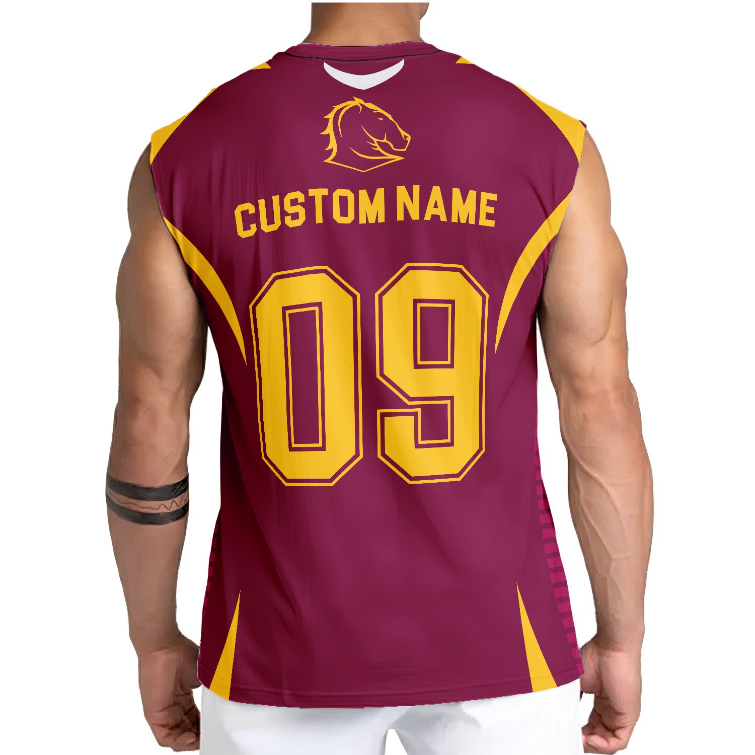 NRL Brisbane Broncos Personalized Tank Top Gift For Fans NRL Brisbane Broncos Personalized Tank Top Gift For Fans