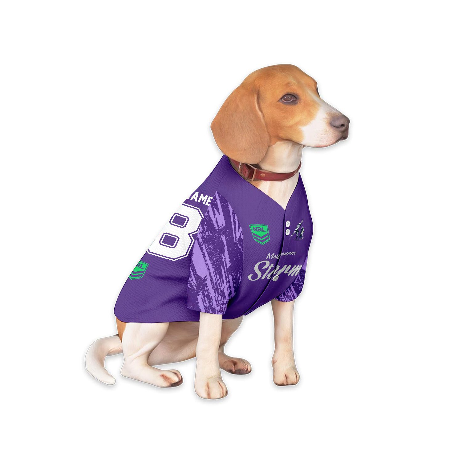 Melbourne Storm Personalized Pet Baseball Jersey Gift For Fans Melbourne Storm Personalized Pet Baseball Jersey Gift For Fans