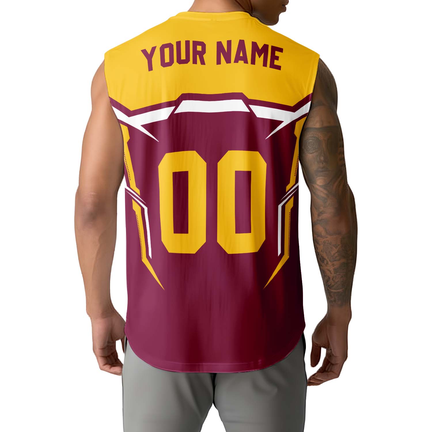 NRL Brisbane Broncos Personalized Tank Top Gift For Fans NRL Brisbane Broncos Personalized Tank Top Gift For Fans
