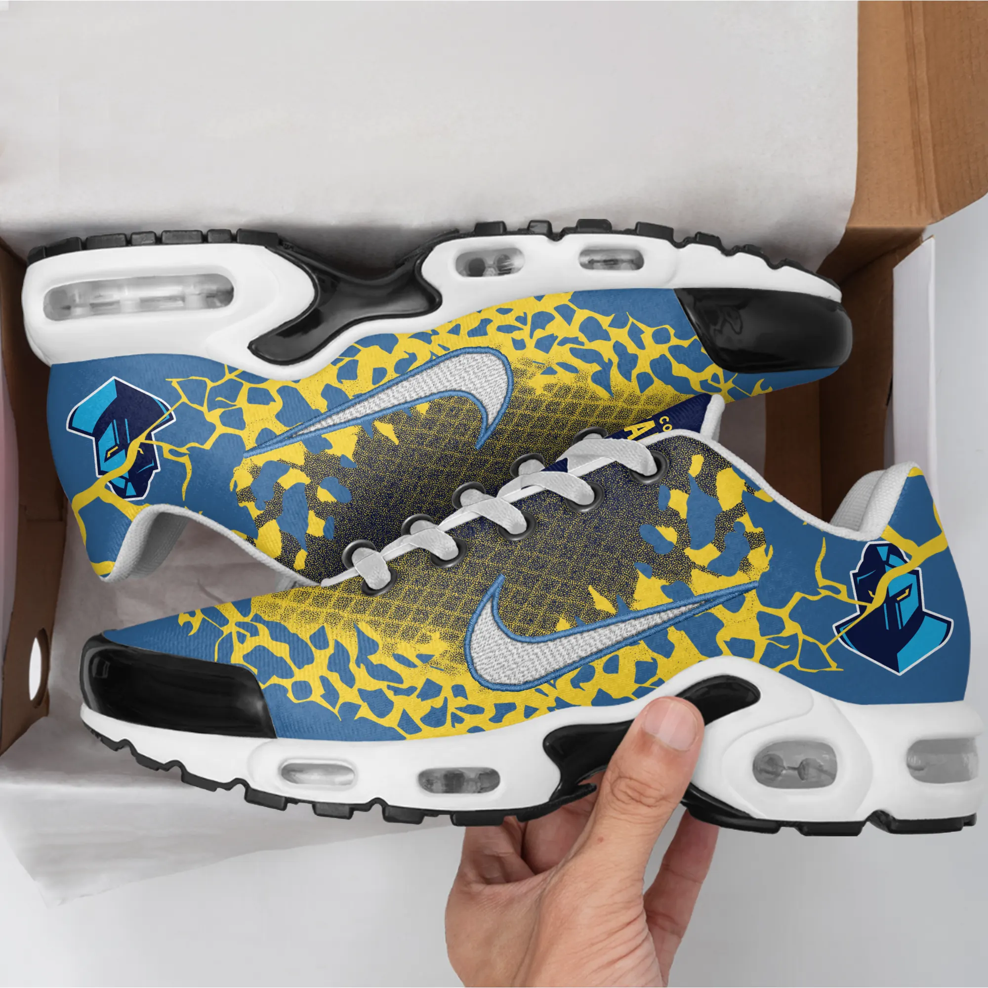 Gold Coast Titans Sports Air Max Plus Sneakers For Men And Women Gold Coast Titans Sports Air Max Plus Sneakers For Men And Women