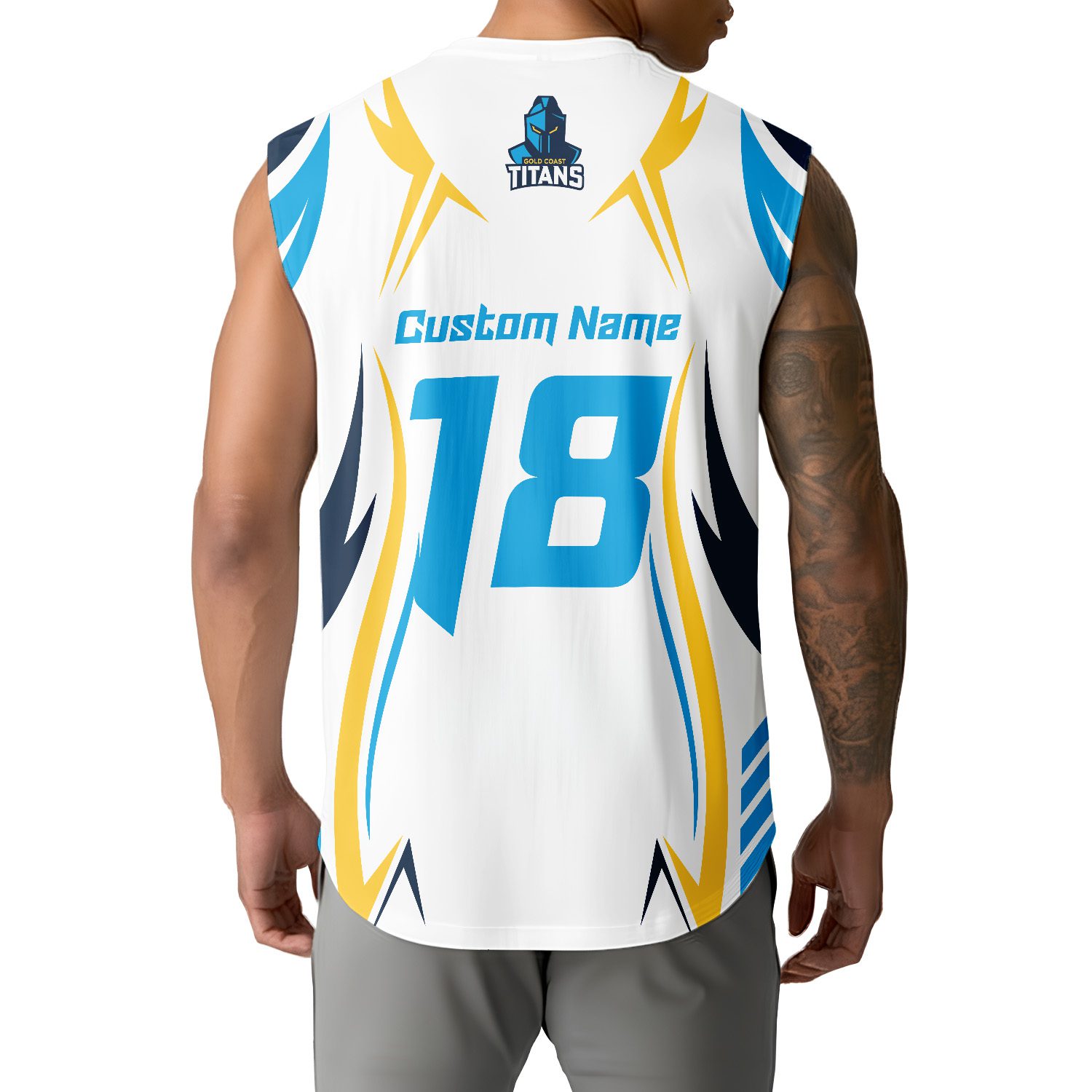 Gold Coast Titans Personalized Tank Top Gift For Fans Gold Coast Titans Personalized Tank Top Gift For Fans