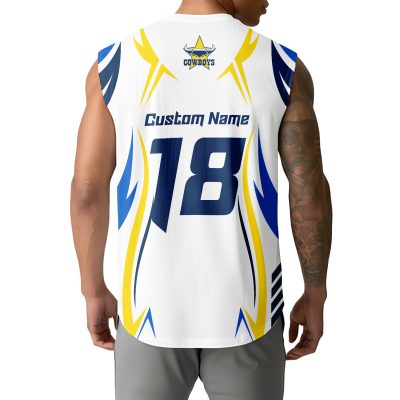 North Queensland Cowboys Personalized Tank Top Gift For Fans