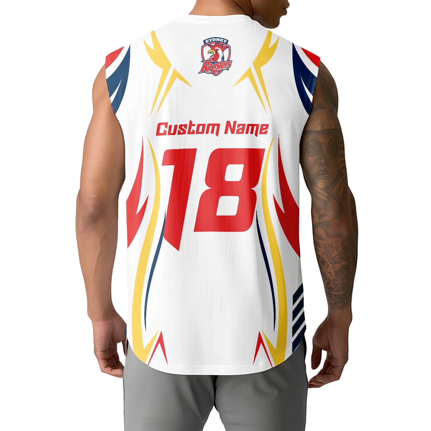 Sydney Roosters Personalized Tank Top Gift For Fans Sydney Roosters Personalized Tank Top Gift For Fans