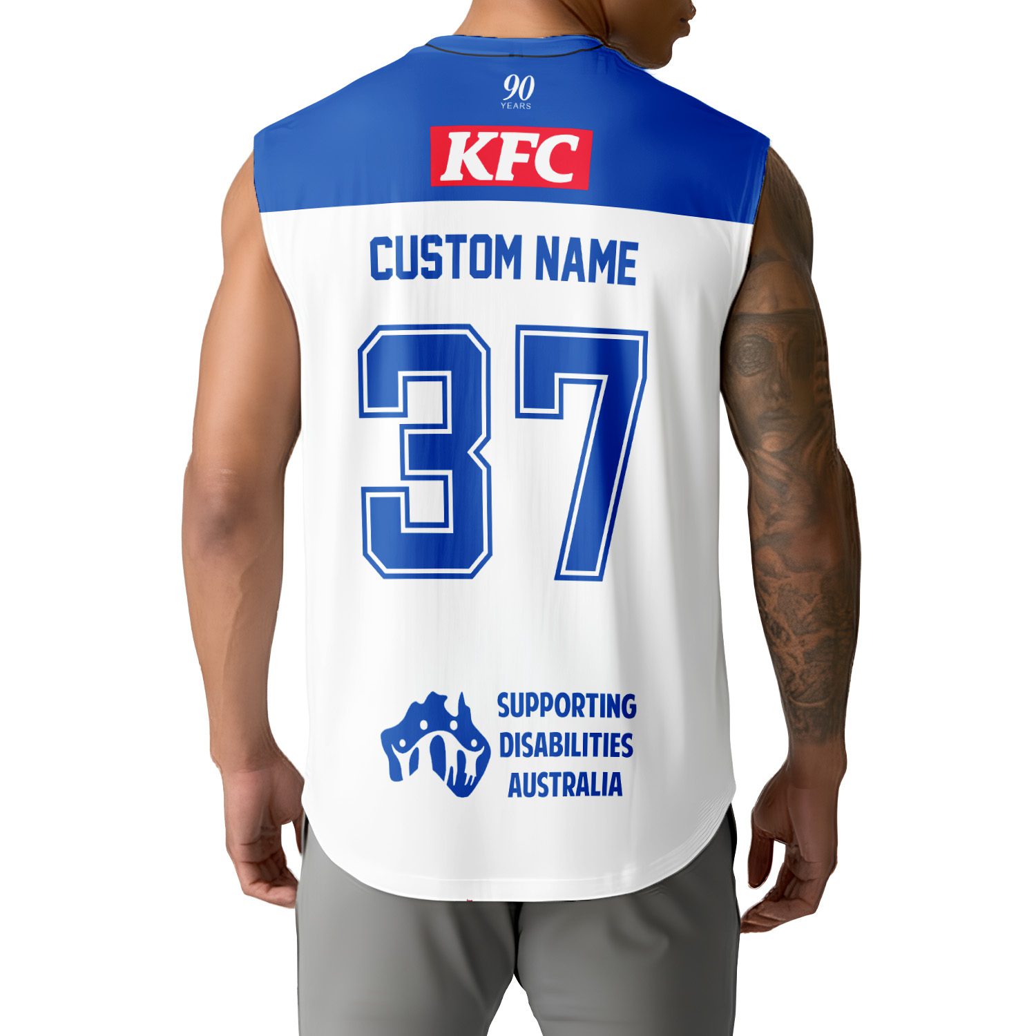Canterbury-Bankstown Bulldogs Personalized Tank Top Gift For Fans Canterbury-Bankstown Bulldogs Personalized Tank Top Gift For Fans
