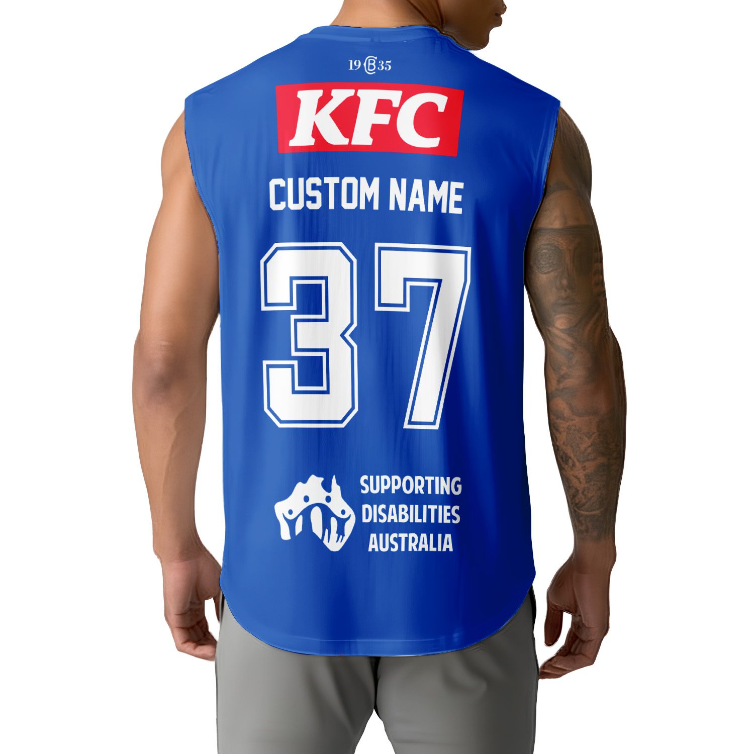 Canterbury-Bankstown Bulldogs Personalized Tank Top Gift For Fans Canterbury-Bankstown Bulldogs Personalized Tank Top Gift For Fans