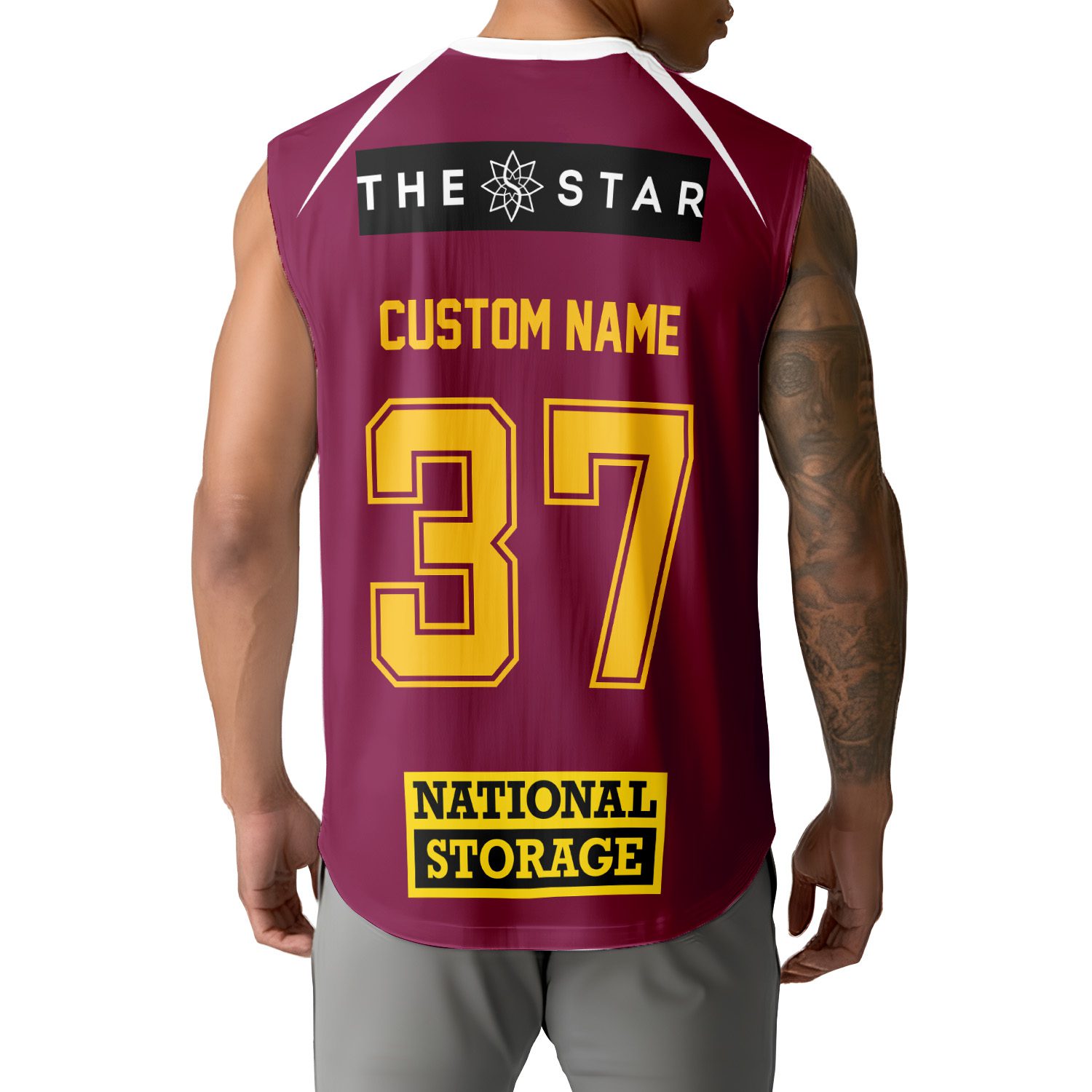 Brisbane Broncos Personalized Tank Top Gift For Fans Brisbane Broncos Personalized Tank Top Gift For Fans