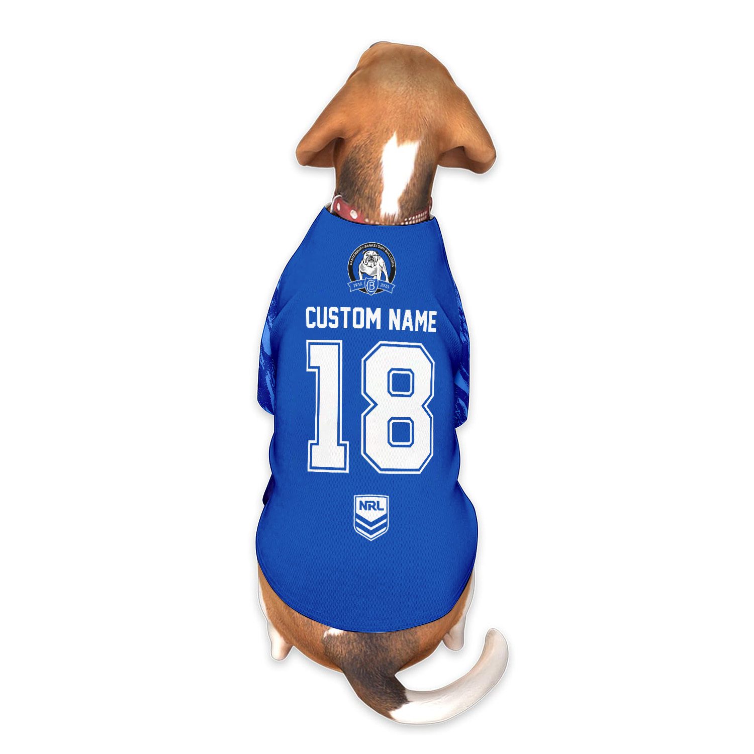 Canterbury-Bankstown Bulldogs Personalized Pet Baseball Jersey Gift For Fans Canterbury-Bankstown Bulldogs Personalized Pet Baseball Jersey Gift For Fans