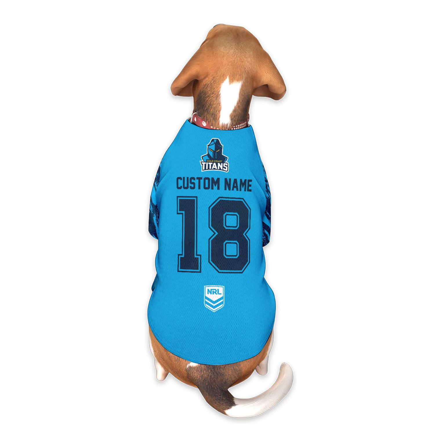 Gold Coast Titans Personalized Pet Baseball Jersey Gift For Fans Gold Coast Titans Personalized Pet Baseball Jersey Gift For Fans