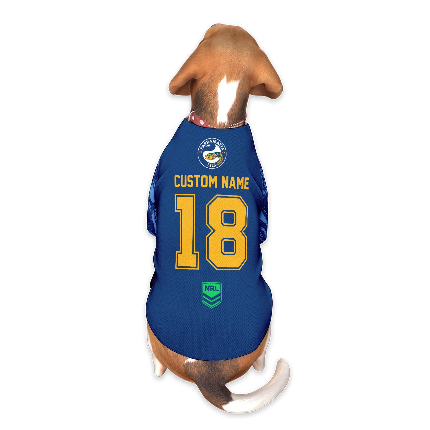 Parramatta Eels Personalized Pet Baseball Jersey Gift For Fans Parramatta Eels Personalized Pet Baseball Jersey Gift For Fans