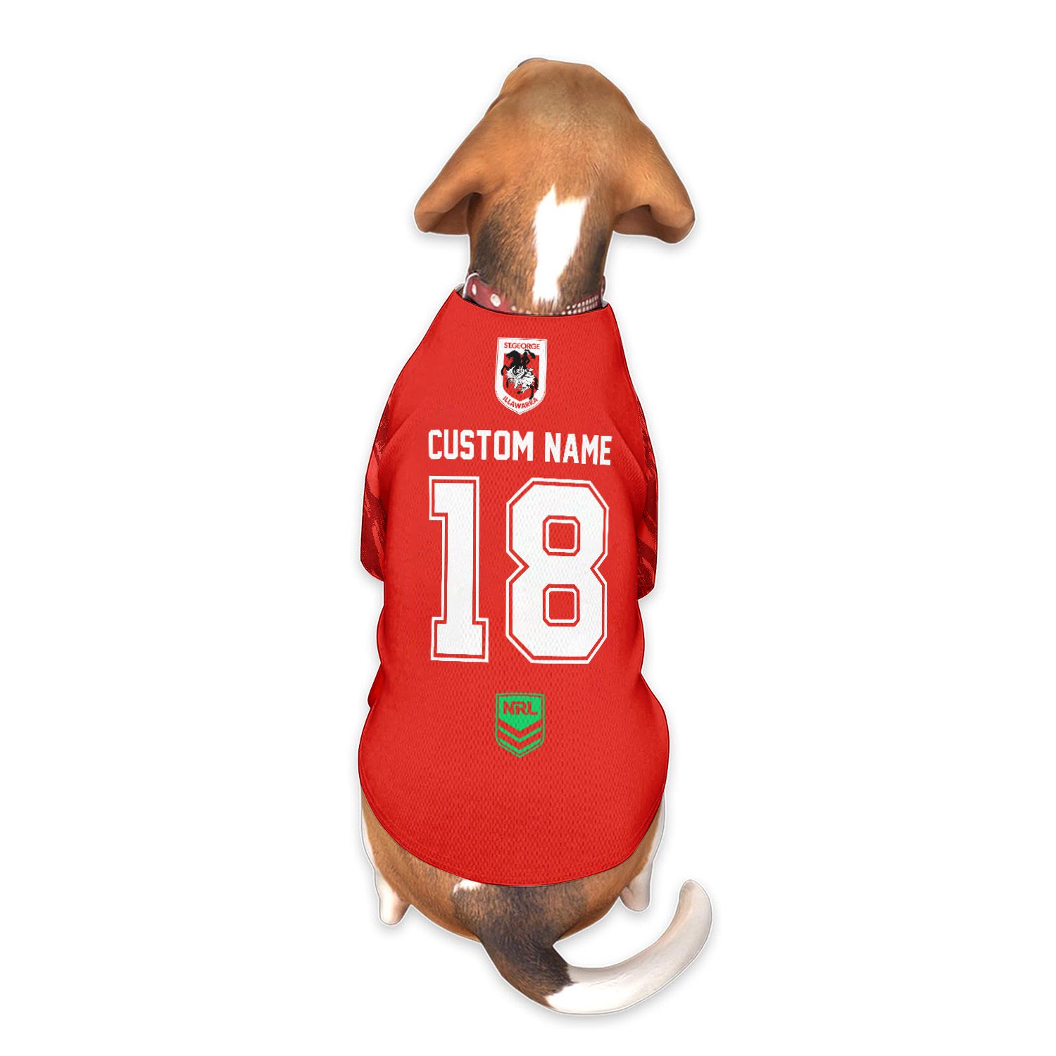 St. George Illawarra Dragons Personalized Pet Baseball Jersey Gift For Fans St. George Illawarra Dragons Personalized Pet Baseball Jersey Gift For Fans