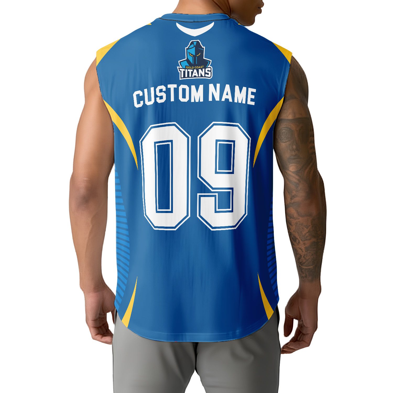 Gold Coast Titans Personalized Tank Top Gift For Fans Gold Coast Titans Personalized Tank Top Gift For Fans