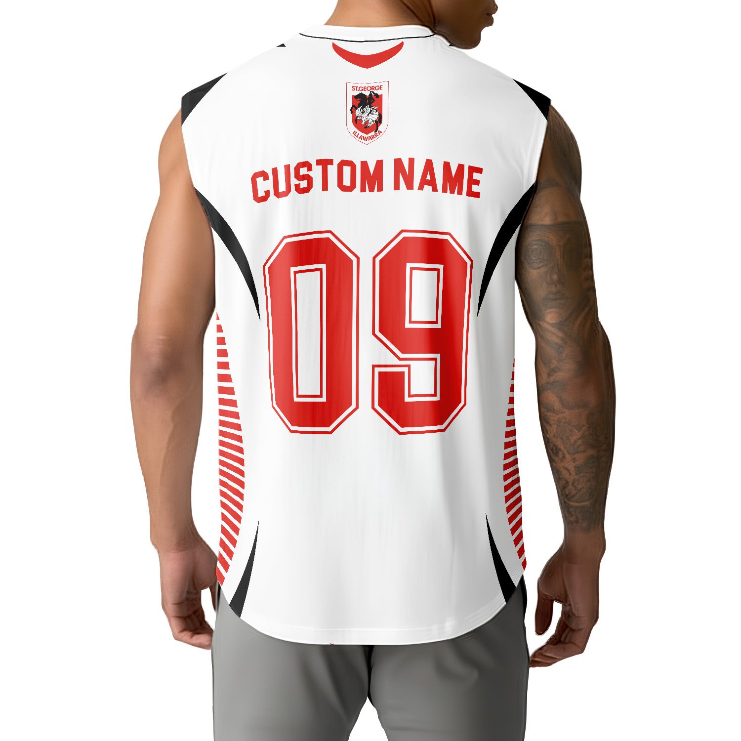 St. George Illawarra Dragons Personalized Tank Top Gift For Fans St. George Illawarra Dragons Personalized Tank Top Gift For Fans