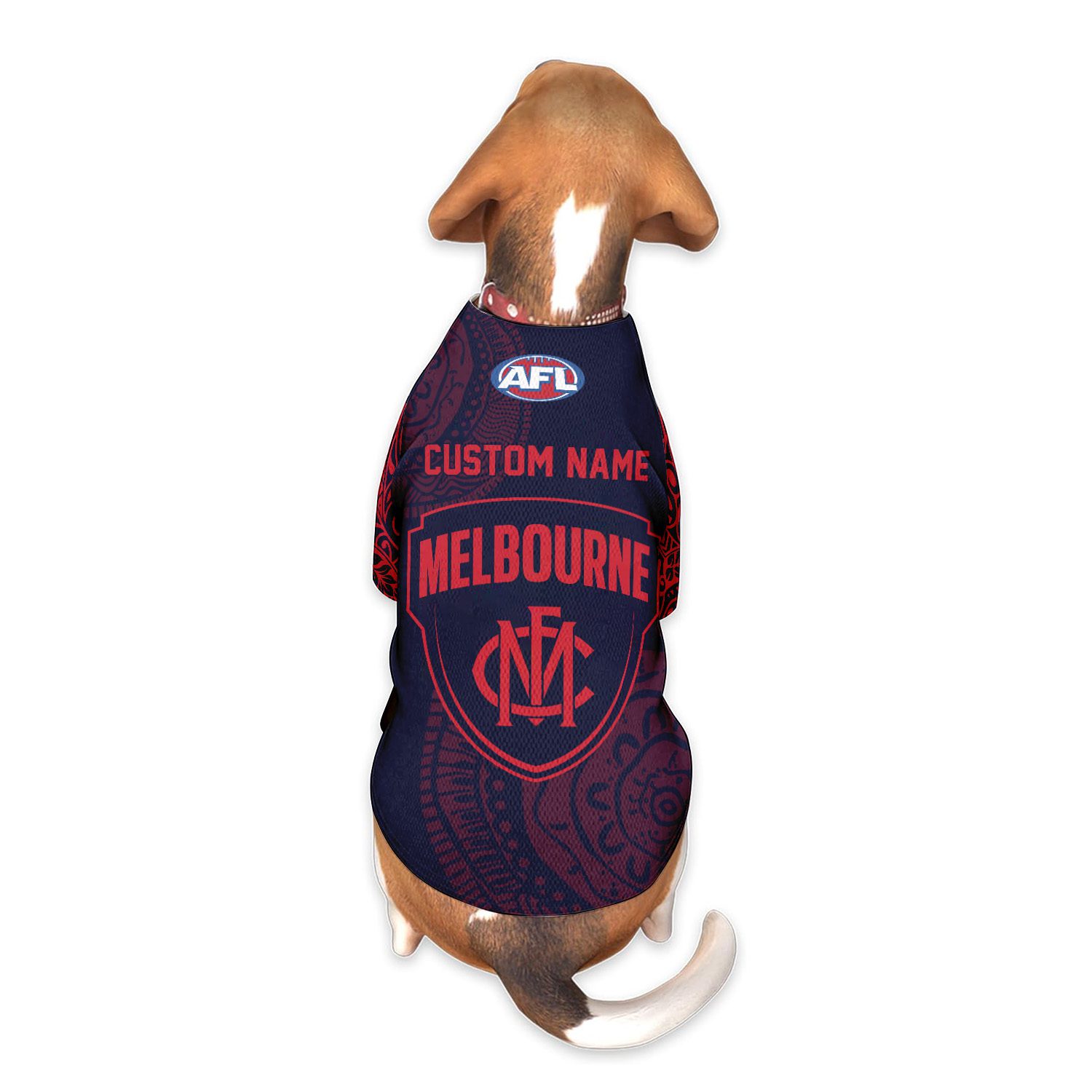 Melbourne Demons Personalized Pet Baseball Jersey Gift For Fans Melbourne Demons Personalized Pet Baseball Jersey Gift For Fans