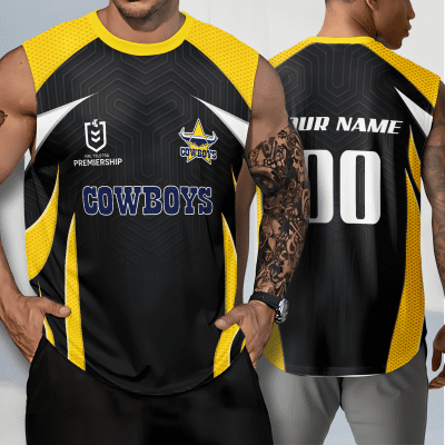 North Queensland Cowboys Personalized Tank Top Gift For Fans