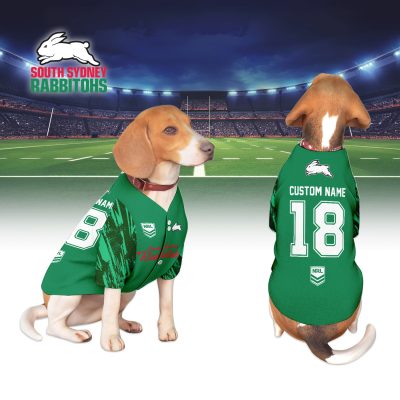 South Sydney Rabbitohs Personalized Pet Baseball Jersey Gift For Fans