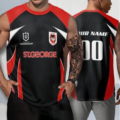 St. George Illawarra Dragons Personalized Tank Top Gift For Fans