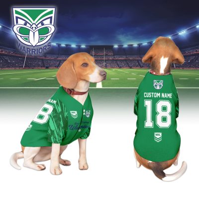New Zealand Warriors Personalized Pet Baseball Jersey Gift For Fans New Zealand Warriors Personalized Pet Baseball Jersey Gift For Fans