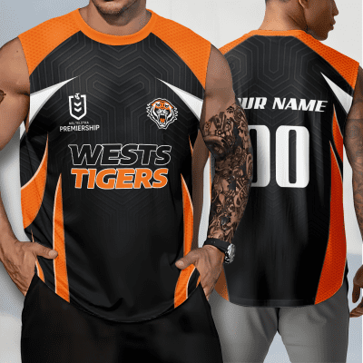 Wests Tigers Personalized Tank Top Gift For Fans