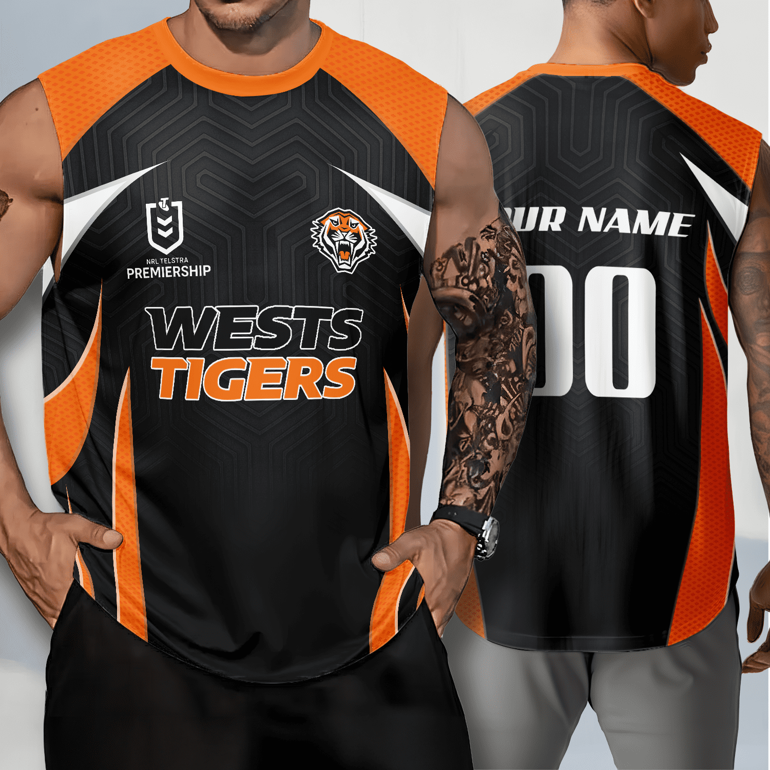 Wests Tigers Personalized Tank Top Gift For Fans Wests Tigers Personalized Tank Top Gift For Fans