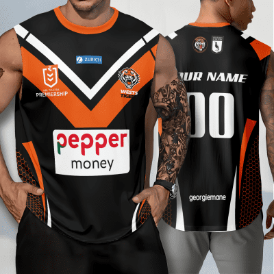 Wests Tigers Personalized Tank Top Gift For Fans