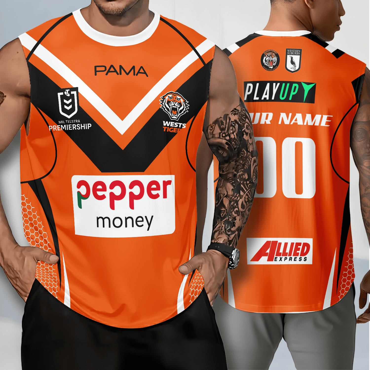 Wests Tigers Personalized Tank Top Gift For Fans Wests Tigers Personalized Tank Top Gift For Fans