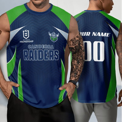 Canberra Raiders Personalized Tank Top Gift For Fans