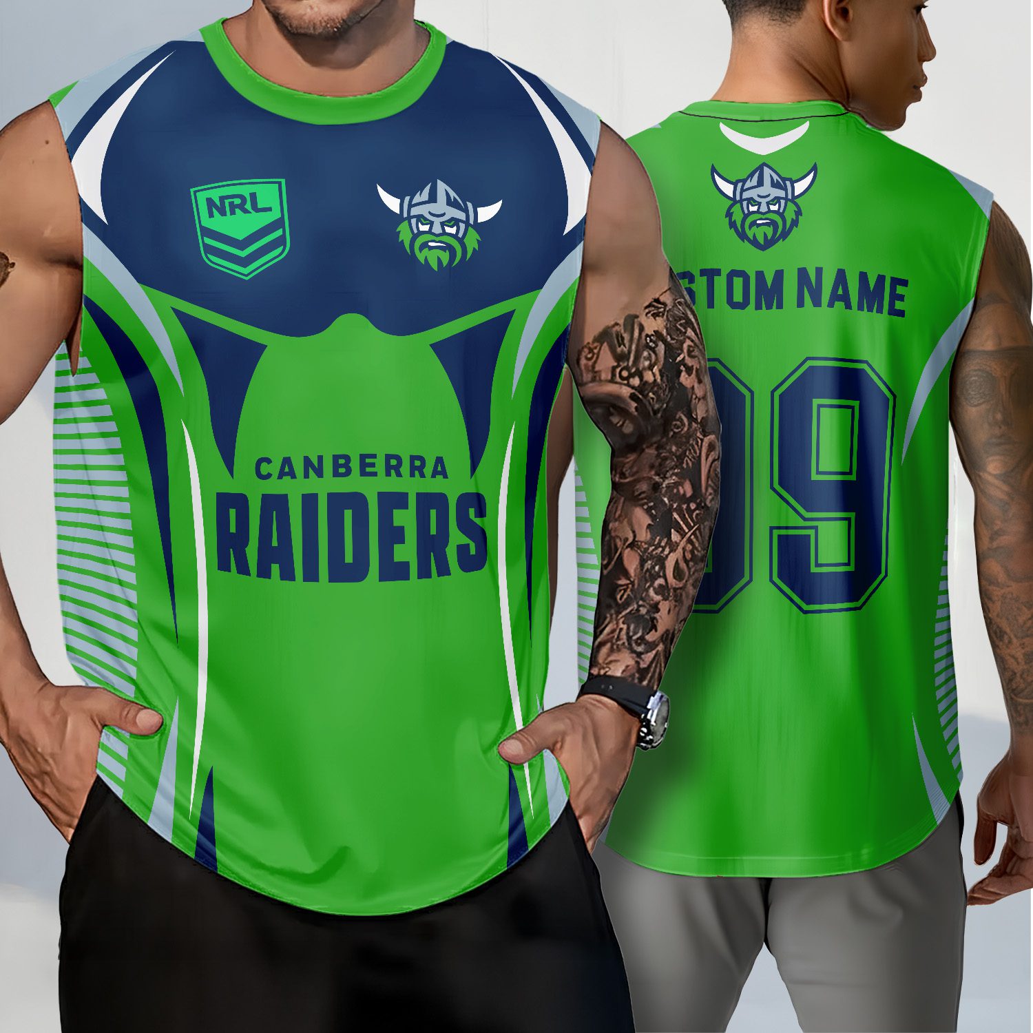 Canberra Raiders Personalized Tank Top Gift For Fans Canberra Raiders Personalized Tank Top Gift For Fans