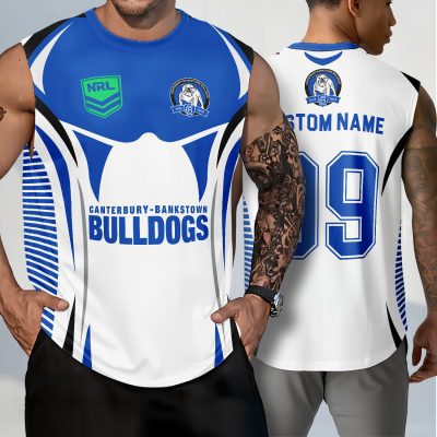 Canterbury-Bankstown Bulldogs Personalized Tank Top Gift For Fans