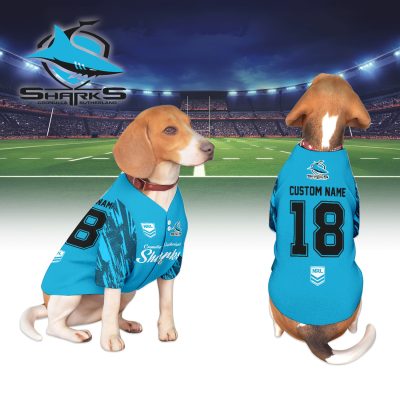 Cronulla-Sutherland Sharks Personalized Pet Baseball Jersey Gift For Fans Cronulla-Sutherland Sharks Personalized Pet Baseball Jersey Gift For Fans